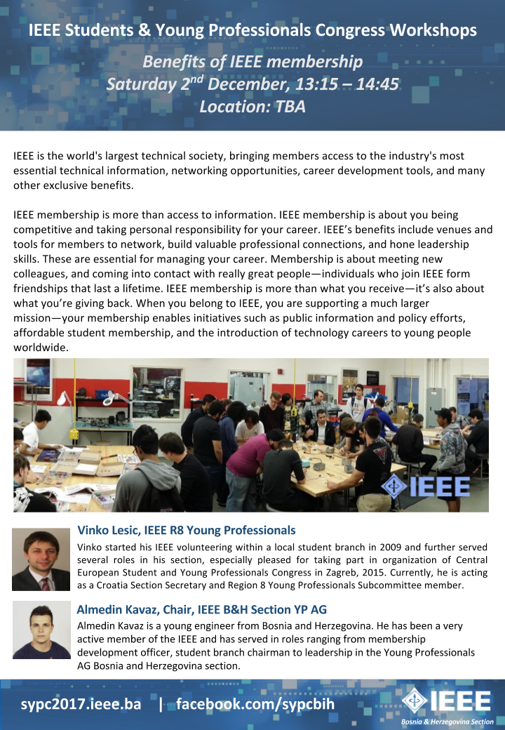 IEEE membership Workshop image